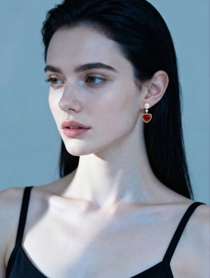 2025FW Winter Holiday Collection ; Freshwater Pearl Earring with Sterling Silver