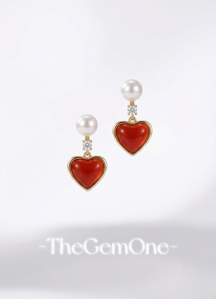 2025FW Winter Holiday Collection ; Freshwater Pearl Earring with Sterling Silver