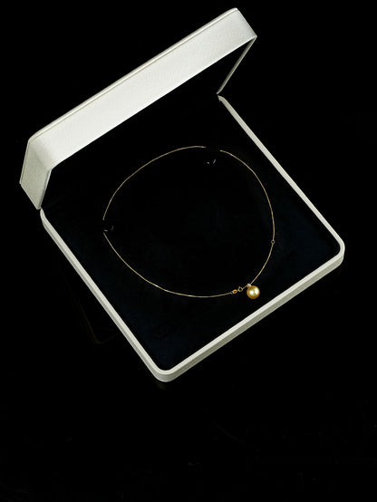 2025FW The Fine Collection: South Sea Pearl with Zircon in 18K Gold Chain