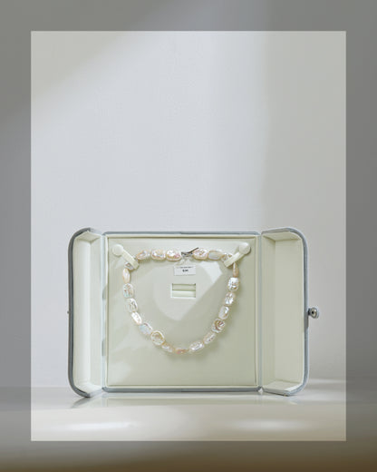 Sophisticated Baroque Pearl Statement Necklace