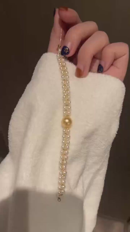 2026 Golden Queen South Sea Pearl Bracelet